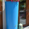 380L Garden Planter Water Butt Sky Blue With Tap Kit & Diverter 1 380L Garden Planter Water Butt Sky Blue With Tap Kit & Diverter -Grosafe Shop sky blue 1 jpg