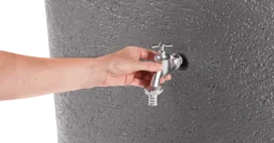 275L Terranova Wall Water Tank -Grosafe Shop terranova wandtank auslaufhahn png