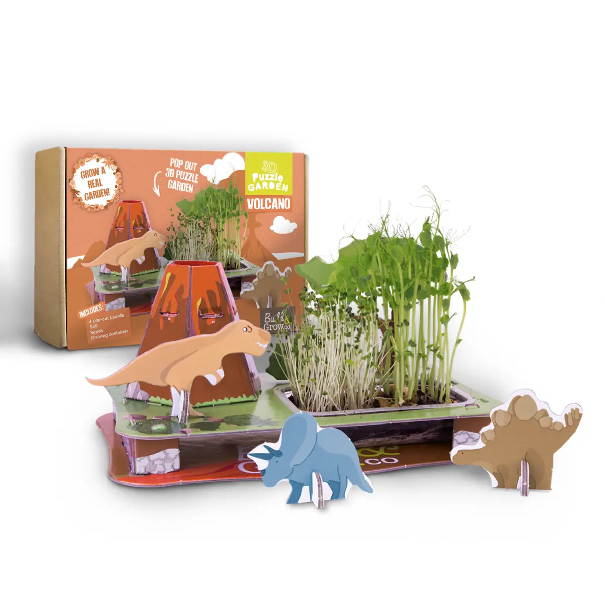 Interactive 3D Puzzle Garden - Volcano - Eco Puzzle 4 Interactive 3D Puzzle Garden - Volcano - Eco Puzzle - Image 2