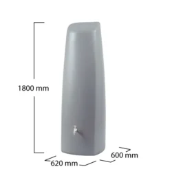 400L Elegance Wall Tank - Stone Grey 13 400L Elegance Wall Tank - Stone Grey -Grosafe Shop vorlage bema ung elegance zinkgrau m 1380x720 1 png