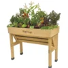 VegTrug WallHugger Small - Natural (FSC 100%) -Grosafe Shop wallhugger 1m planted jpg